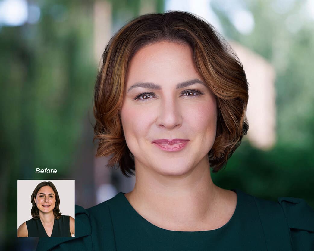 Catherine - Before and After Hair and Makeup