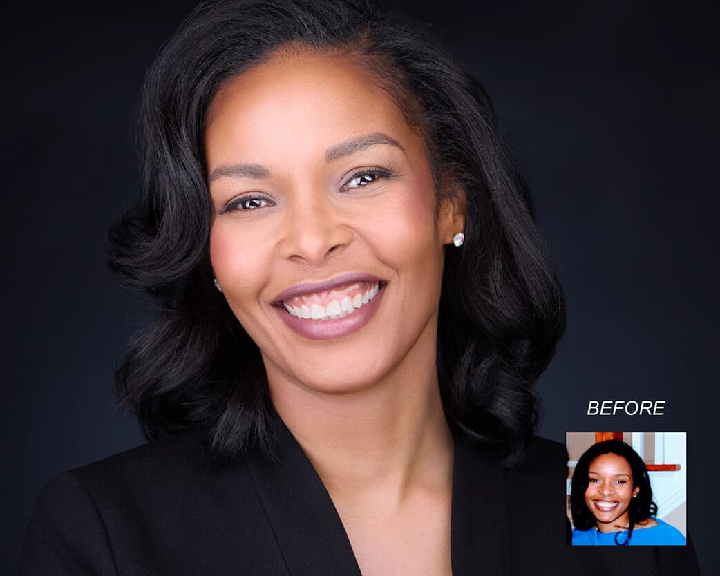 Crystal - Before and After Professional Styling